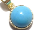 [Video][One of a kind] Kingman Turquoise AAA Pendant 18KGP NO.261
