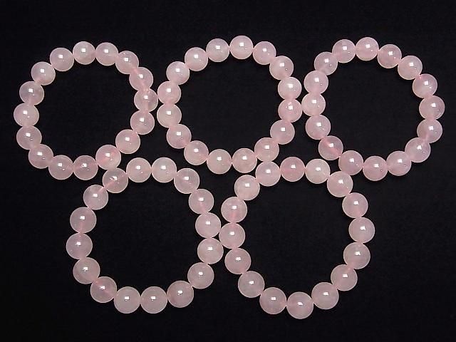 [Video] Rose Quartz AA++ Round 12.5mm Bracelet