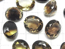 [Video] High Quality Lemon x Smoky Quartz AAA Loose Stone Oval Faceted Mix Size 3pcs