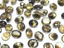 [Video] High Quality Lemon x Smoky Quartz AAA Loose Stone Oval Faceted Mix Size 3pcs