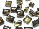 [Video] High Quality Lemon x Smoky Quartz AAA Loose Stone Rectangle Faceted Mix Size 2pcs