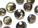 [Video] High Quality Lemon x Smoky Quartz AAA Loose Stone Round Faceted Mix Size 2pcs