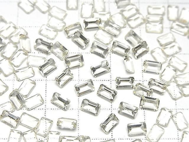 [Video] High Quality Scapolite Loose Stone Rectangle Faceted 6x4mm 3pcs
