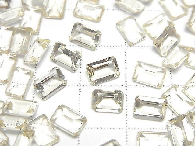 [Video] High Quality Scapolite Loose Stone Rectangle Faceted 7x5mm 2pcs