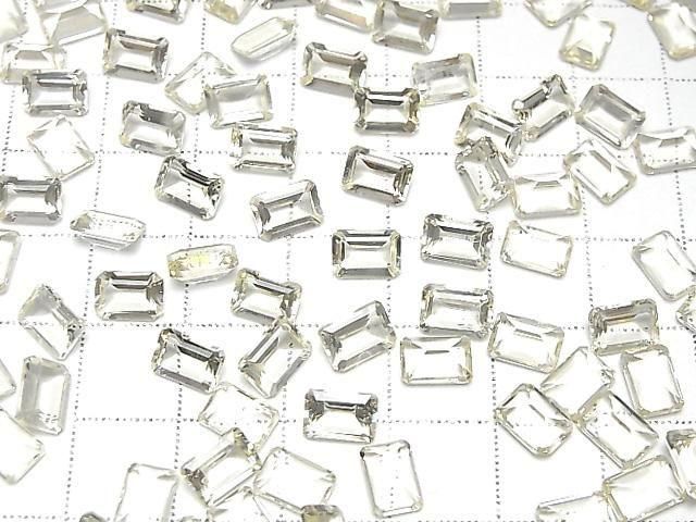 [Video] High Quality Scapolite Loose Stone Rectangle Faceted 7x5mm 2pcs