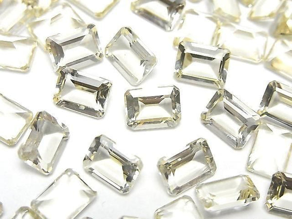 [Video] High Quality Scapolite Loose Stone Rectangle Faceted 8x6mm 1pc