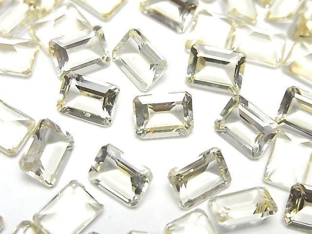 [Video] High Quality Scapolite Loose Stone Rectangle Faceted 8x6mm 1pc