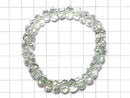 [Video][One of a kind] High Quality Green Amethyst AAA Faceted Nugget Bracelet NO.2