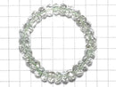 [Video][One of a kind] High Quality Green Amethyst AAA Faceted Nugget Bracelet NO.4