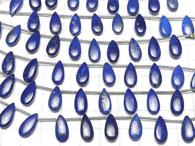[Video] Lapislazuli AA++ Pear Shape (Smooth) 15x7mm Half or 1 strand beads (10pcs)