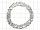 [Video][One of a kind] High Quality Green Amethyst AAA Faceted Nugget Bracelet NO.5