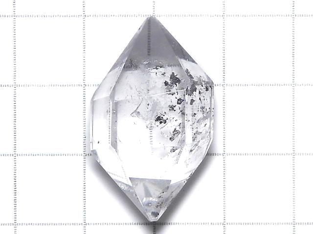 [Video][One of a kind] Water Double Point Crystal Loose Stone 1pc NO.32