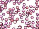 [Video]High Quality Rhodolite Garnet AAA Round Cabochon 3x3mm 10pcs