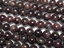 [Video] Garnet AA Round 6mm 1strand beads (approx. 15 inches/37 cm)