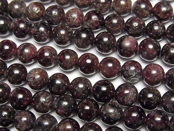 [Video] Garnet AA Round 6mm 1strand beads (approx. 15 inches/37 cm)