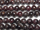 [Video] Garnet AA Round 6mm 1strand beads (approx. 15 inches/37 cm)