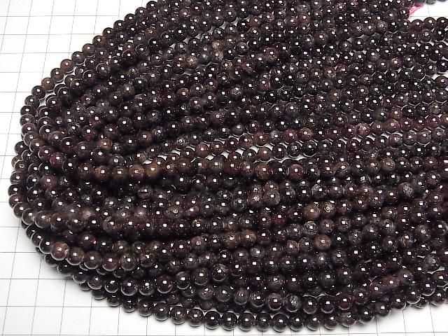 [Video] Garnet AA Round 6mm 1strand beads (approx. 15 inches/37 cm)