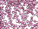 [Video]High Quality Rhodolite Garnet AAA Round Cabochon 4x4mm 5pcs