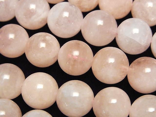 [Video] Morganite AA Round 12mm half or 1strand beads (approx. 15 inches/36 cm)