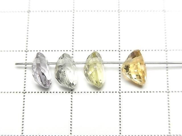[Video] High Quality Mixed Stone AAA Oval Faceted 8x6mm [Top Hole] 16pcs
