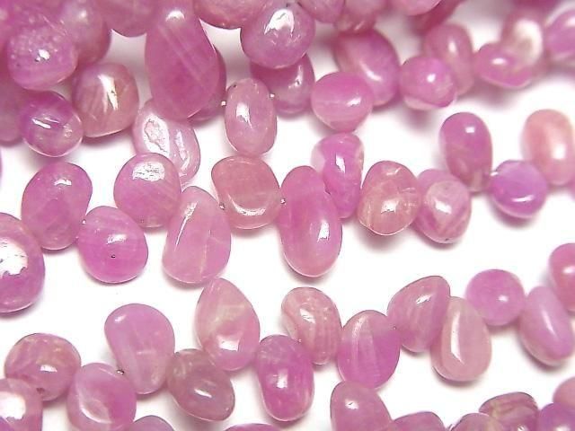 [Video] Unheated Ruby AA Drop-Nugget  half or 1 strand beads (approx. 7 inches/18 cm)