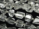 [Video] Crystal AA++ Faceted Nugget half or 1 strand beads (approx. 7 inches/18 cm)