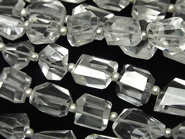 [Video] Crystal AA++ Faceted Nugget half or 1 strand beads (approx. 7 inches/18 cm)