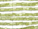 [Video] Peridot AA++ Faceted Tube half or 1 strand beads (approx. 13 inches/32 cm)