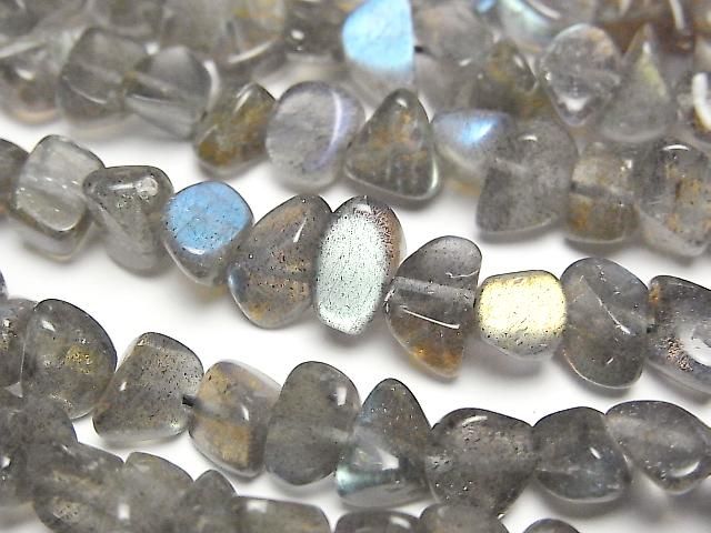 [Video] Labradorite AA++ Nugget 1strand beads (approx. 15 inches/38 cm)