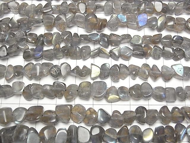 [Video] Labradorite AA++ Nugget 1strand beads (approx. 15 inches/38 cm)