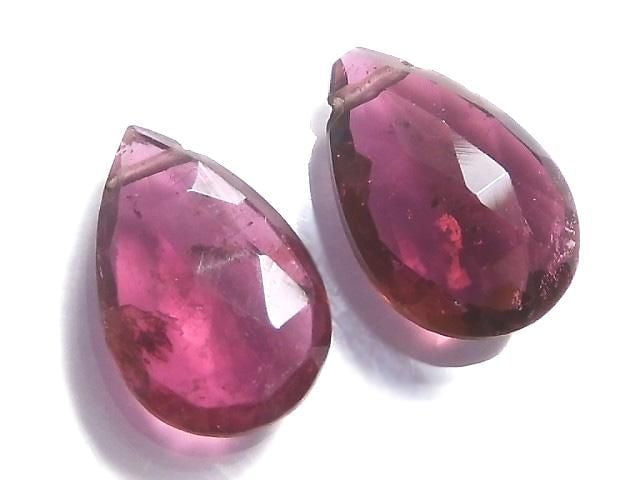 [Video][One of a kind] High Quality Rubellite (Red Tourmaline) AAA Beads 2pcs Set NO. 13