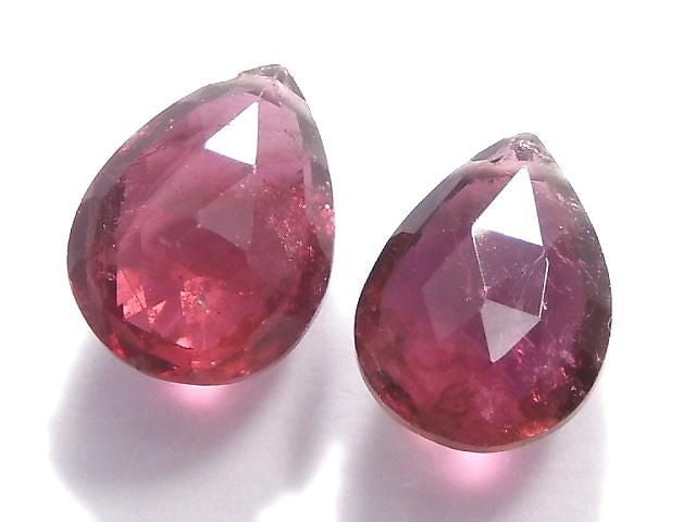 [Video][One of a kind] High Quality Rubellite (Red Tourmaline) AAA Beads 2pcs Set NO. 14