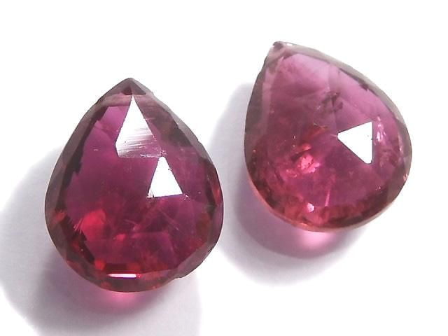 [Video][One of a kind] High Quality Rubellite (Red Tourmaline) AAA Beads 2pcs Set NO. 15
