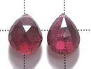 [Video][One of a kind] High Quality Rubellite (Red Tourmaline) AAA Beads 2pcs Set NO. 15
