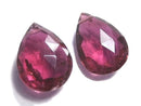 [Video][One of a kind] High Quality Rubellite (Red Tourmaline) AAA Beads 2pcs Set NO. 16