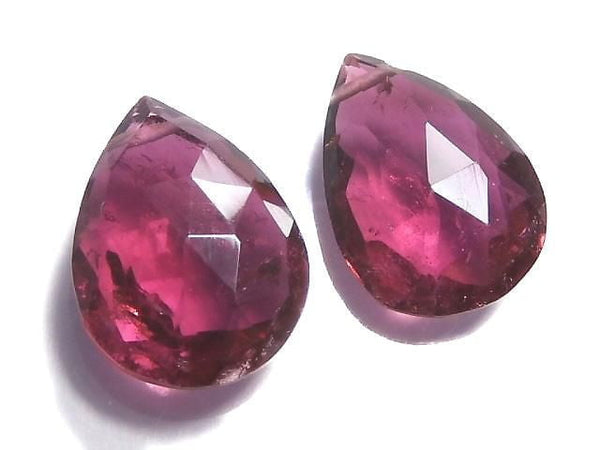 [Video][One of a kind] High Quality Rubellite (Red Tourmaline) AAA Beads 2pcs Set NO. 16