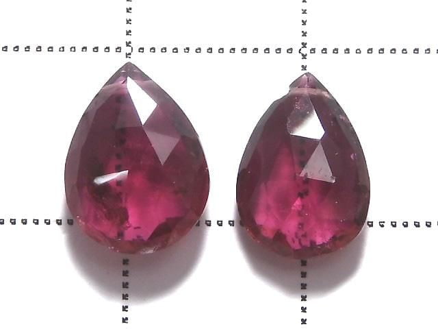 [Video][One of a kind] High Quality Rubellite (Red Tourmaline) AAA Beads 2pcs Set NO. 16