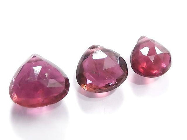 [Video][One of a kind] High Quality Rubellite (Red Tourmaline) AAA Beads 3pcs Set NO. 24
