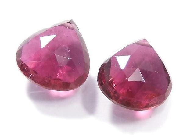 [Video][One of a kind] High Quality Rubellite (Red Tourmaline) AAA Beads 2pcs Set NO. 25