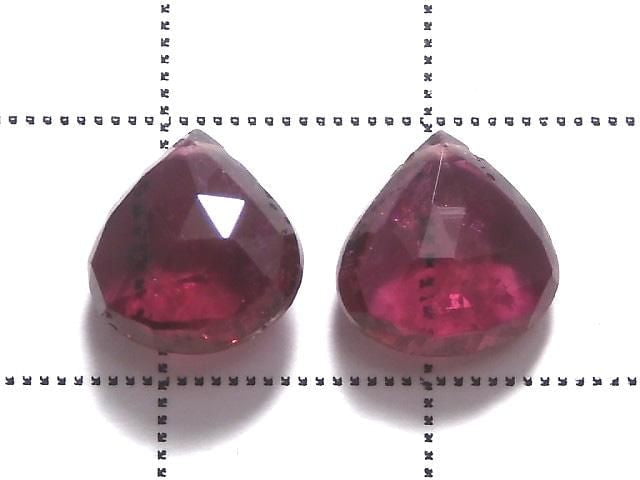 [Video][One of a kind] High Quality Rubellite (Red Tourmaline) AAA Beads 2pcs Set NO. 25