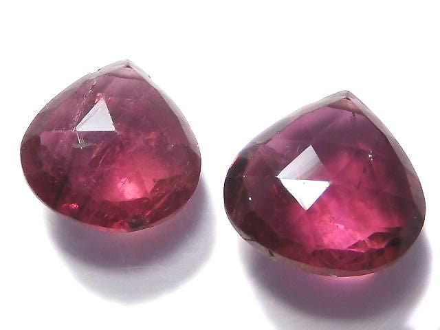 [Video][One of a kind] High Quality Rubellite (Red Tourmaline) AAA Beads 2pcs Set NO. 26