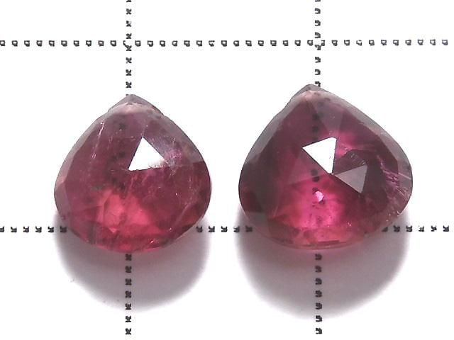 [Video][One of a kind] High Quality Rubellite (Red Tourmaline) AAA Beads 2pcs Set NO. 26