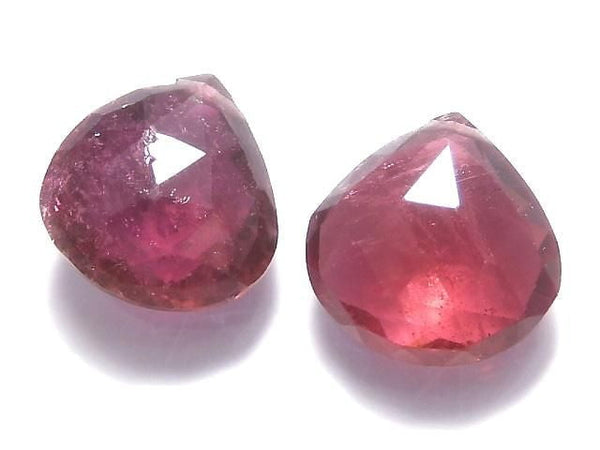 [Video][One of a kind] High Quality Rubellite (Red Tourmaline) AAA Beads 2pcs Set NO. 28