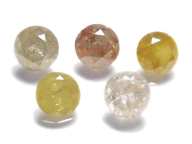 [Video][One of a kind] Diamond Loose stone Faceted 5pcs Set NO.103