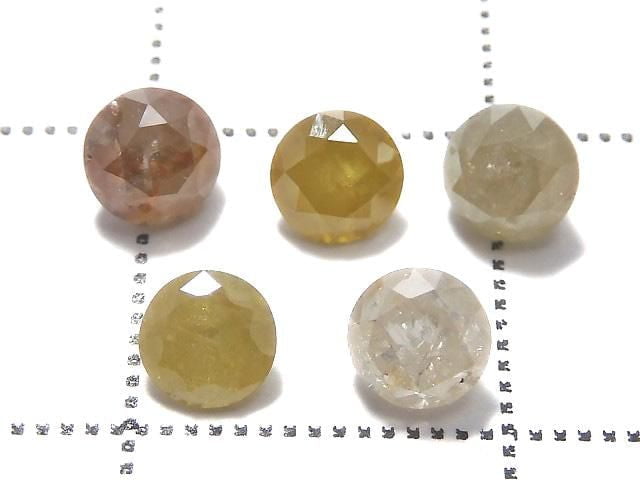[Video][One of a kind] Diamond Loose stone Faceted 5pcs Set NO.103