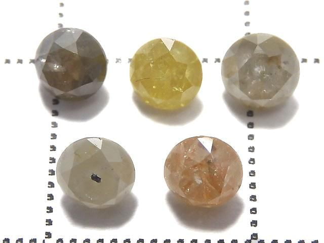 [Video][One of a kind] Diamond Loose stone Faceted 5pcs Set NO.109