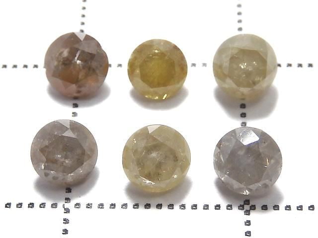 [Video][One of a kind] Diamond Loose stone Faceted 6pcs Set NO.114