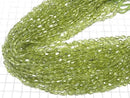 [Video] Peridot AA++ Vertical Hole Pear Shape (Smooth) 1strand beads (approx. 12 inches/30 cm)