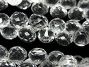 [Video] Crystal AAA- Onion Faceted Briolette half or 1 strand beads (approx. 7 inches/18 cm)