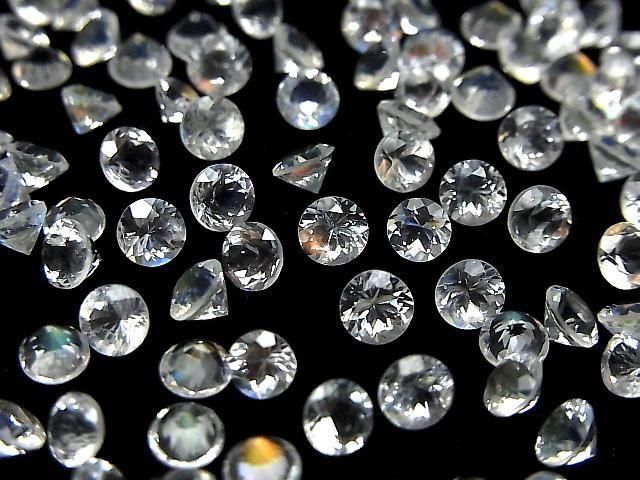 [Video] High Quality Andesine Labradorite AAA- Loose stone Round Faceted 4x4mm 2pcs